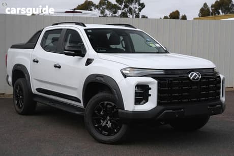 White 2025 LDV T60 Double Cab Utility Max Plus (4X4)