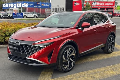 Red 2025 Nissan Qashqai Wagon Ti-L