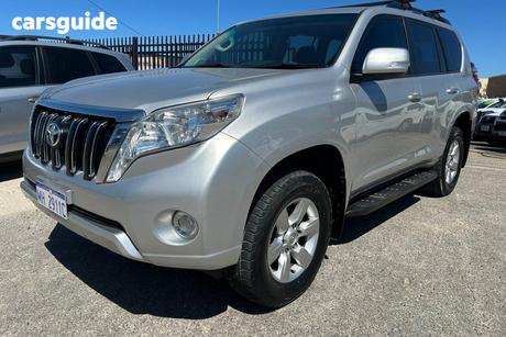 Silver 2015 Toyota Landcruiser Prado Wagon Gxl (4X4)