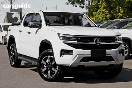 White 2025 Volkswagen Amarok Dual Cab Utility Style Tdi600 4Motion
