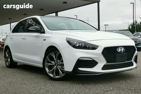 White 2024 Hyundai I30 Hatchback N Line Premium