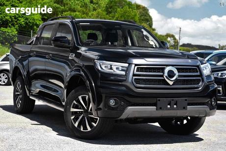 Black 2026 GWM Cannon Dual Cab Utility Lux (4X4)