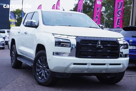 White 2025 Mitsubishi Triton Double Cab Pick Up Gls (4X4) 1T Payload