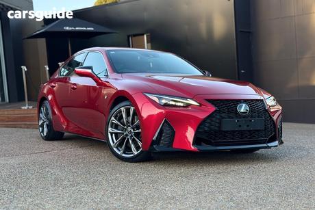 Red 2020 Lexus IS300 Sedan F Sport