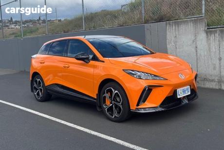 Orange 2024 MG MG4 Hatchback Xpower
