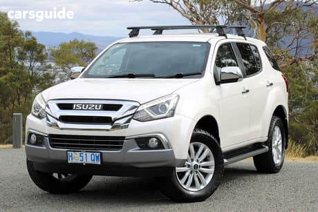 White 2018 Isuzu MU-X Wagon Ls-U (4X4)