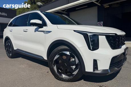 White 2025 Kia Sorento Wagon Gt-Line Hev Awd