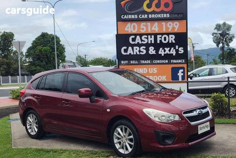 Red 2014 Subaru Impreza Hatchback 2.0I (Awd)