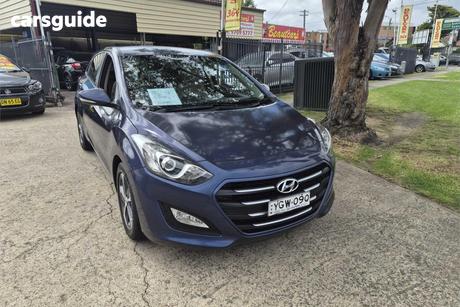 Blue 2016 Hyundai I30 Hatchback Active X