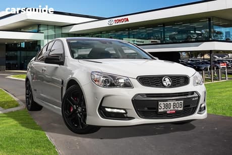 White 2017 Holden Commodore Sedan Ss-V Redline