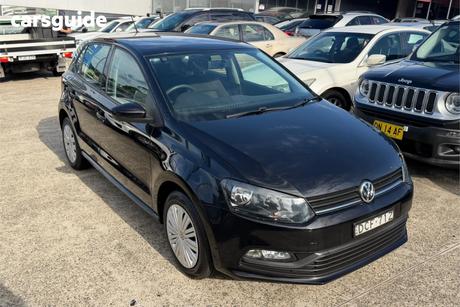 Black 2015 Volkswagen Polo Hatchback 66 Tsi Trendline