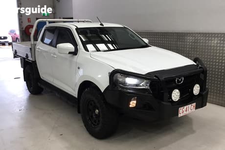 White 2023 Mazda BT-50 Dual Cab Chassis Xt (4X4)