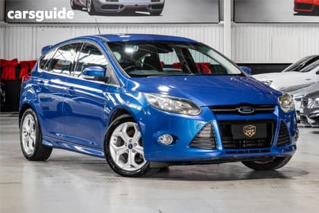 Blue 2014 Ford Focus Hatchback Sport