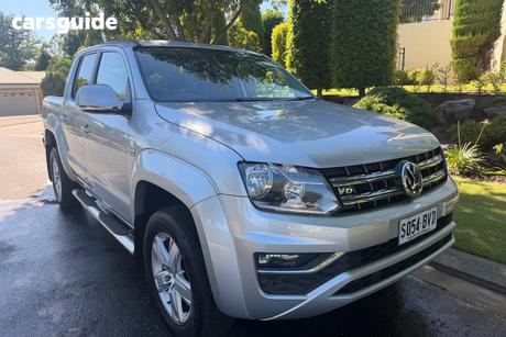 Silver 2018 Volkswagen Amarok Dual Cab Utility V6 Tdi 550 Sportline