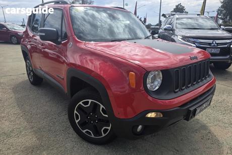Red 2015 Jeep Renegade Wagon Trailhawk