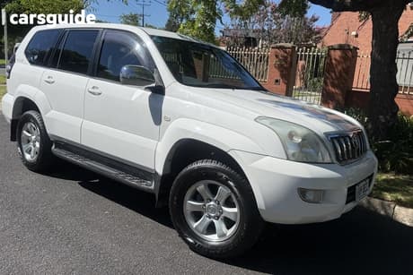 White 2005 Toyota Landcruiser Prado Wagon Gxl (4X4)