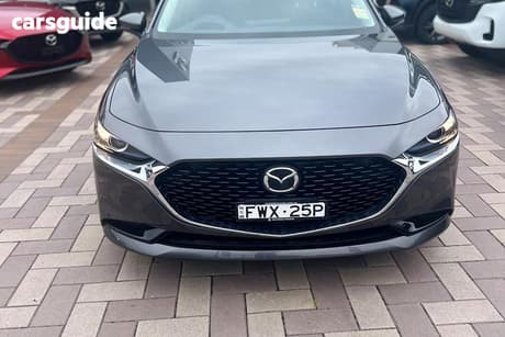Grey 2025 Mazda 3 Sedan G20 Touring Vision