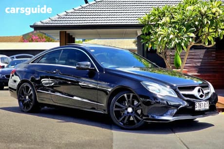 Black 2013 Mercedes-Benz E200 Coupe
