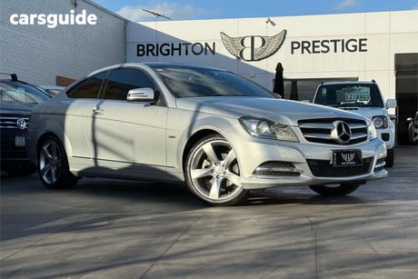 Silver 2012 Mercedes-Benz C250 Coupe Be