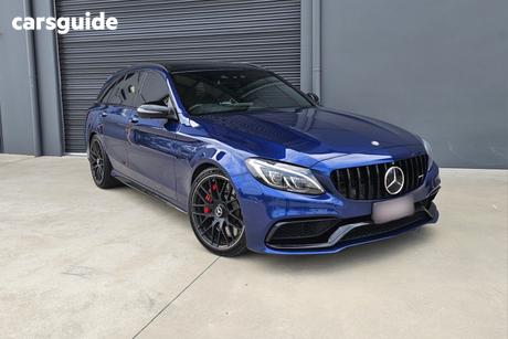 Blue 2016 Mercedes-Benz C63 Wagon S