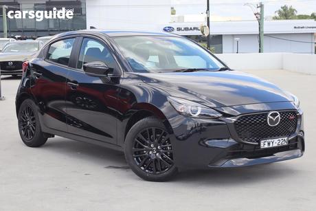 Black 2025 Mazda Mazda2 Hatchback G15 Evolve