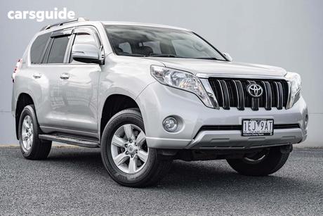 Silver 2014 Toyota Landcruiser Prado Wagon Gxl (4X4)
