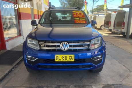 Blue 2016 Volkswagen Amarok Dual Cab Utility V6 Tdi 550 Ultimate