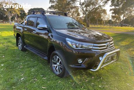 Black 2017 Toyota Hilux Dual Cab Utility Sr5 (4X4)