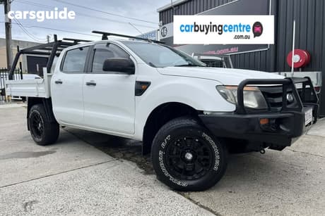 White 2013 Ford Ranger Dual Cab Utility Xl 3.2 (4X4)