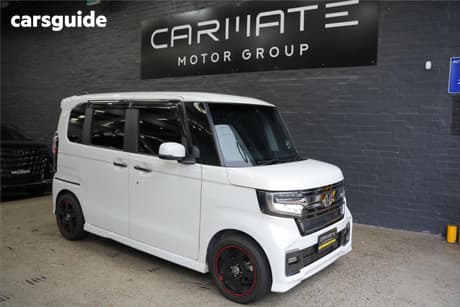 White 2021 Honda N BOX OtherCar CUSTOM