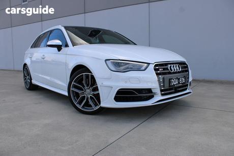 White 2014 Audi S3 Hatchback Sportback 2.0 Tfsi Quattro