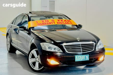 Black 2009 Mercedes-Benz S500 Sedan