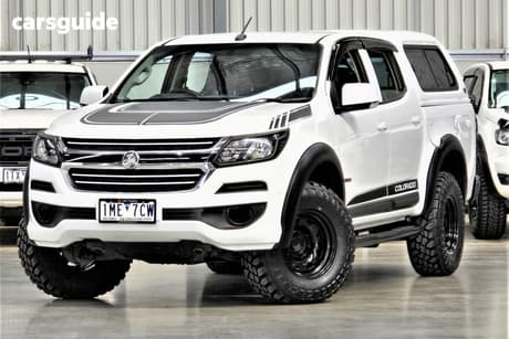 White 2018 Holden Colorado Crew Cab Pickup Ls (4X2)