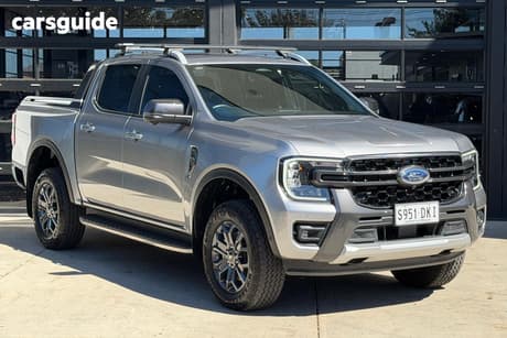 Silver 2023 Ford Ranger Double Cab Pick Up Wildtrak 2.0 (4X4)