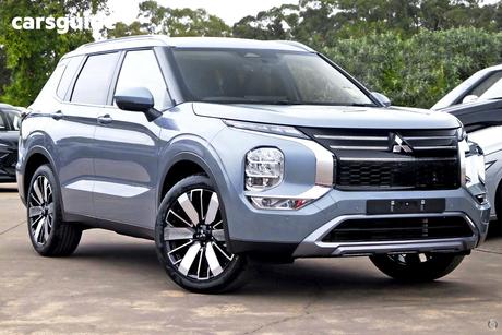 Grey 2025 Mitsubishi Outlander Wagon Aspire 7 Seat (Awd)