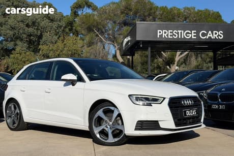 White 2018 Audi A3 Hatchback 1.4 Tfsi Sportback Cod