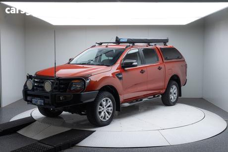 Orange 2013 Ford Ranger Crew Cab Utility Wildtrak 3.2 (4X4)