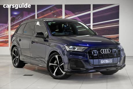 Blue 2022 Audi Q7 Wagon 55 Tfsi S Line Quattro Mhev