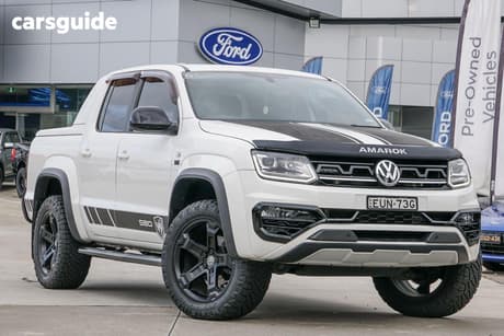 White 2022 Volkswagen Amarok Dual Cab Utility Tdi580 W580S 4Motion