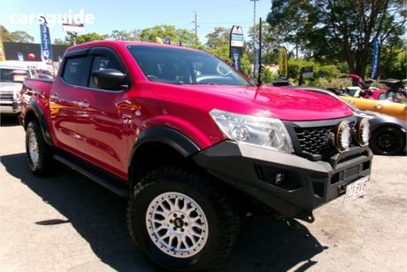 Red 2015 Nissan Navara Dual Cab Utility St (4X4)