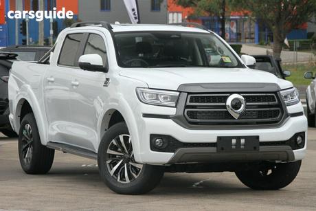 White 2025 GWM Cannon Dual Cab Utility Ultra (4X4)