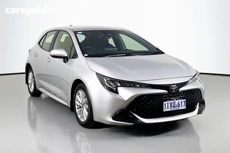 Silver 2024 Toyota Corolla Hatchback Ascent Sport