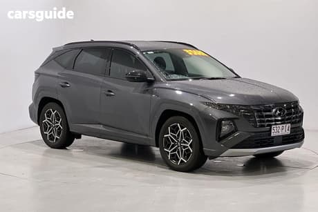 Beige 2022 Hyundai Tucson Wagon Elite N Line (Awd)