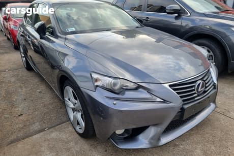 Grey 2015 Lexus IS300H Sedan Luxury Hybrid