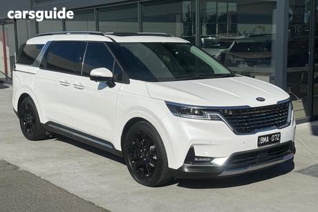 White 2021 Kia Carnival Wagon Platinum