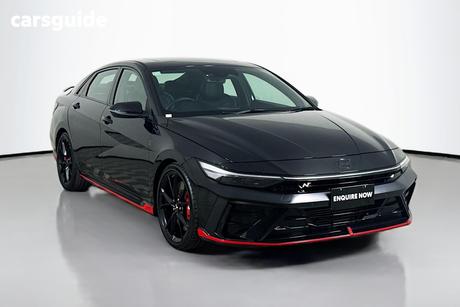 Black 2025 Hyundai I30 Sedan N Premium
