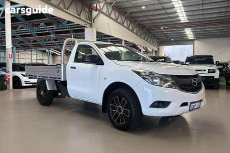 White 2018 Mazda BT-50 Cab Chassis Xt (4X2)