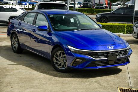 Blue 2025 Hyundai I30 Sedan Hev 1.6P Dct