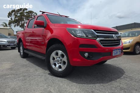 Red 2018 Holden Colorado Crew Cab Pickup Lt (4X4)