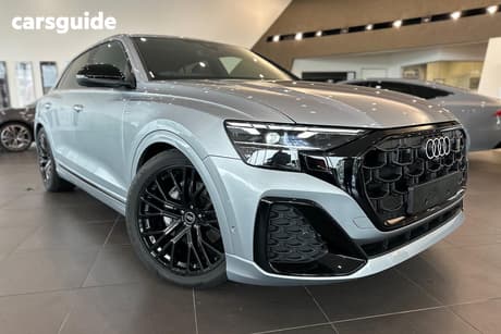 Silver 2026 Audi Q8 SUV TDI 210KW S LINE 4WD